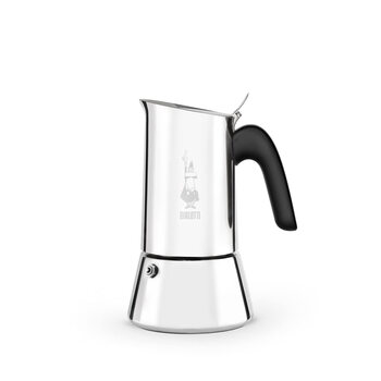 Bialetti venus stainless steel moka pot, universal for induction cookers, espresso coffee pot, 10 cups