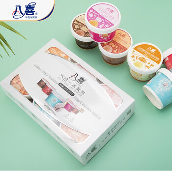 Baxi ice cream treasures 6-in-1 mixed flavors 65g*6 cups family pack cup combination ice cream