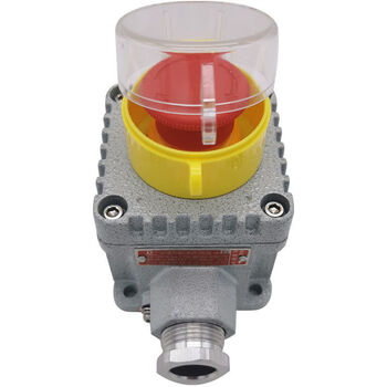 Suitable for gas station explosion-proof emergency stop button one-touch power-off switch emergency stop with protective cover explosion-proof emergency stop |