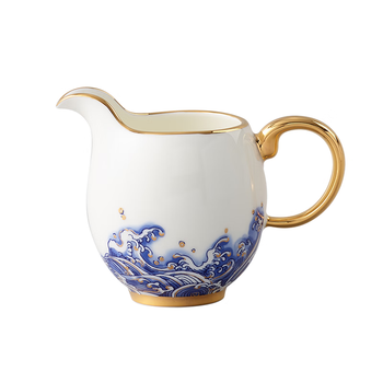 Guocera yongfengyuan mr. porcelain pearl of the sea 9-piece wine set/household ceramic liquor dispenser