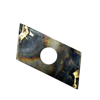 Diamond-shaped tungsten steel head color steel plate blade sandwich rock wool board clean room iron sheet portable cutting machine cutting piece 1 piece cutting piece 1 piece