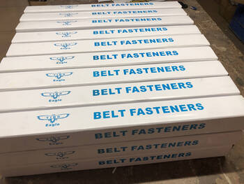 Pvc conveyor belt buckle steel buckle ying eagle brand stainless steel wolf tooth buckle r-1 2 3 4 5 6 flat belt buckle r3 box 12 pieces