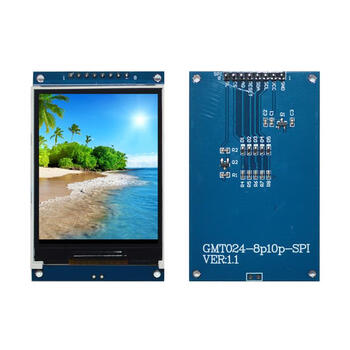 Jin yichen 2.4-inch tft lcd display lcd module 240x320 full color screen st7789 small screen spi 2.4-inch-8-pin module welding pin header