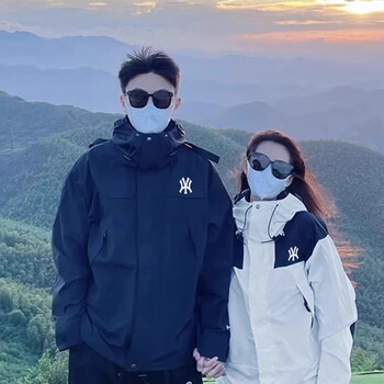 Charge. men's spring and autumn couple soft shell jacket windproof and waterproof three-in-one detachable couple mountaineering suit for women, same style for men and women - black - single jacket 2xl