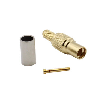 Mmcx-k-1.5 straight female connector inner hole connected to 50-1.5 wire mmcx female rf connector printed seg