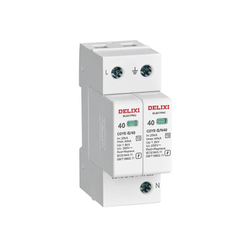 Delixi electric surge protector cdye-ii 40ka 2p 275v 36 pieces/box