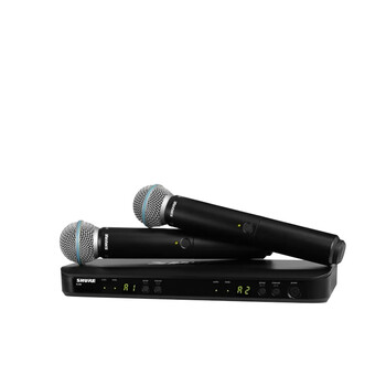 Shure shure wireless microphone blx288/beta58a one-to-two wireless microphone professional performance live broadcast k blx288/beta58a