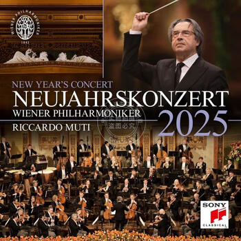 Spot medium picture audio and video vinyl 2025 vienna new year concert 3lp muti new years concert