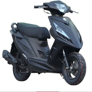 Jiefan (jf) battle speed scooter motorcycle scooter moped street car 125cc fuel mobility scooter matte black standard model