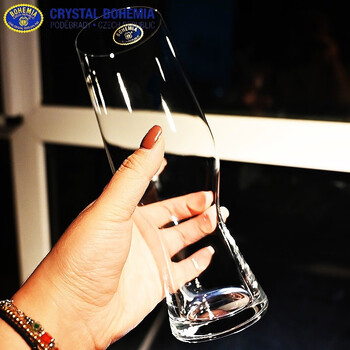 Bohemia czech imported bohemia crystal glass beer wheat cup cocktail cup drink juice water cup coke cup czech beer cup / single 550ml