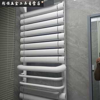 An junsheng household radiator copper-aluminum composite water heating radiator towel rack small basket bathroom wall-mounted bathroom floor heating copper and aluminum model 400*1000