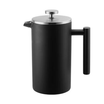 Mulberry hand-brewed american espresso coffee double-layer stainless steel french press slag separator filter press black tea maker 1000ml black