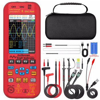 Bside o9 oscilloscope multimeter signal generator three-in-one handheld dual channel 50mhz broadband