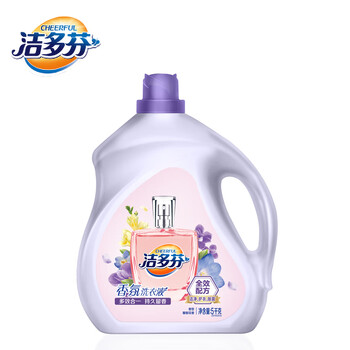 Jieduofen fragrance laundry detergent, fragrant floral fragrance 5kg, deep cleansing, protects clothes and color, long-lasting fragrance