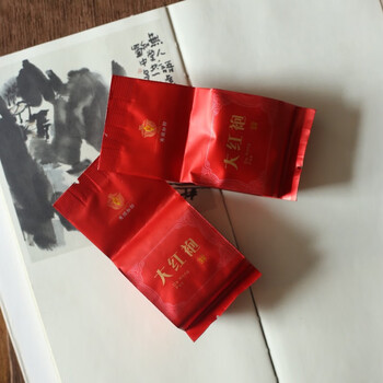 Lion fujian wuyishan rock tea oolong tea dahongpao tea bulk wuyi rock tea cinnamon tea gift box pack dahongpao 8g per brew
