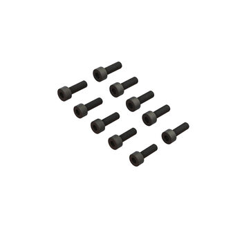 Arrma cover head screws m2.5x8 mm (10 pcs) ara702010