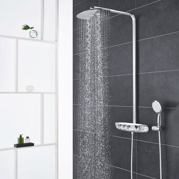 Grohe ruiyu original imported smart touch storage table constant temperature shower set smartcontrol shower chrome top spray