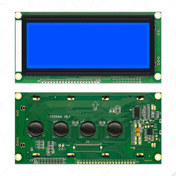 Ouhuayuan 19264a without font 4.3-inch blue screen 5v industrial screen ks0108 display lcd screen blue