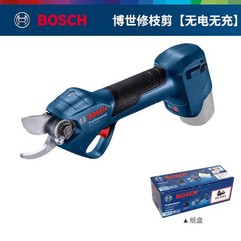 Bosch (bosch) electric pruning shears lithium battery wireless fruit branch flower electric shears garden gardening rechargeable 12v powerful pruning machine bosch pruning shears bare metal - no electricity and no charge