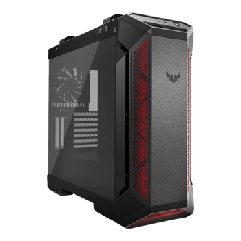 95% new asus tuf gaming gt501 chassis (supports atx motherboard/equipped with 3 shenguang synchronous fans/supports long graphics card/side penetration/supports backline/7 hard drive slots)