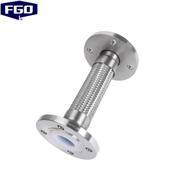 Fgo stainless steel fluorine lined braided bellows bwgf46-16p dn25 length 10 meters dn25 stainless steel fluorine lined