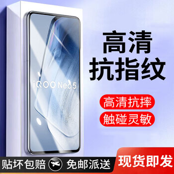 Zhonghuo is suitable for vivo iqoo neo5/neo5s tempered privacy film, anti-fingerprint, anti-fall, anti-explosion, anti-blue light high-definition mobile phone glass protective film iqoo neo5/5s high-definition model, electroplated anti-fingerprint 1 piece