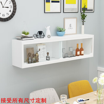 Kezitu wholesale glass door hanging cabinet sliding door hanging cabinet wall cabinet balcony wall kitchen cupboard living room wall cabinet custom-made assembly glass sliding door length 1 meter 2 * 30cm deep * 40cm high -