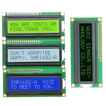 Ouhuayuan 1602 character dot matrix lcd screen module 5/3.3v 16*2 display module lcd 1602a white background with black characters