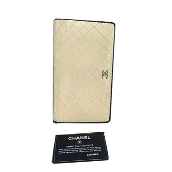 Second-hand 99 new chanel chanel black gold women's long and short wallet wallet clutch bag card holder women's bag 95 new chanel bifold wallet