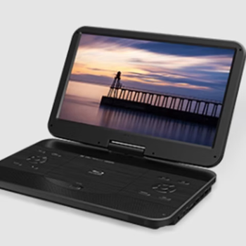 Amoi (amoi) mobile dvd player portable evd player vcd all-in-one player for the elderly to watch movies with a small tv for home use cd 22 black flagship version standard delivery disc