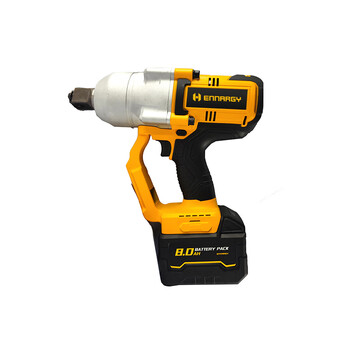 Ennaji 18v brushless rechargeable 1-inch high torque impact wrench 8.0 ah set en18b2600-802 set