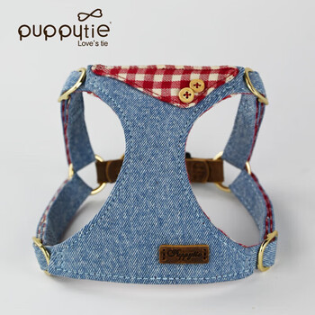 Dog leash vest style dog leash dog rope adjustment small dog breast harness teddy pet supplies fierce sun red - breast harness does not include traction rope xxs code