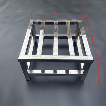 Yimeitianhe stainless steel shelf washing machine base rack single-layer shelf mop pool shelf refrigerator shelf flower rack water tank shelf width 35* length 35 height 30cm