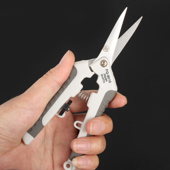 鰰brand fukuoka tools manual electrician scissors wire trough scissors electronic wire scissors technology small household 9013 6-inch seiko japanese-style electronic scissors fo-9016