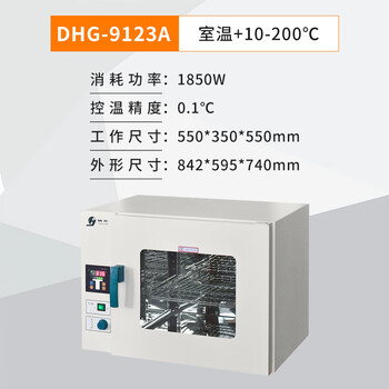 Jinghong desktop vertical electric heating constant temperature blast drying oven laboratory oven hot air circulation drying oven dhg-9123a