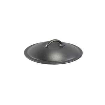 Lodge 25cm cast iron pot lid, multi-purpose for baking and stewing, black kitchen utensils