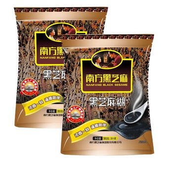 Southern black sesame paste 360g bag original instant breakfast cereal drinking sesame paste 360g original sesame paste
