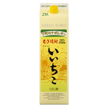 Selected by yizhu's famous enterprises, iichiko yizhu's special barley shochu japanese wine can be soaked in plum wine yizhu shochu 1.8l1800ml1 bottle in carton