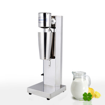 Star sun stainless steel single-head milkshake machine milk tea shop commercial double-head milk tea machine electric milk tea milk mixer ordinary version single-head milkshake machine (one cup per machine)