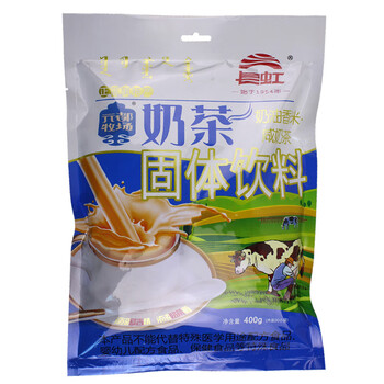 Changhong yuandu ranch extra strong fragrant rice salty milk tea powder pu'er sweetness 400g bag made in inner mongolia fragrant rice salty milk tea 400gx5 bags
