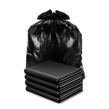 Yanben gd-y1162 black 80*100cm garbage bag commercial hotel property sanitation flat mouth large plastic bag bag