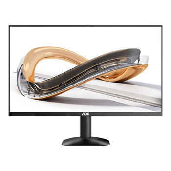 80% new aoc 23.8-inch ips technology screen wide viewing angle hdmi interface low blue light eye-friendly wall-mountable computer office lcd monitor 24b2xh