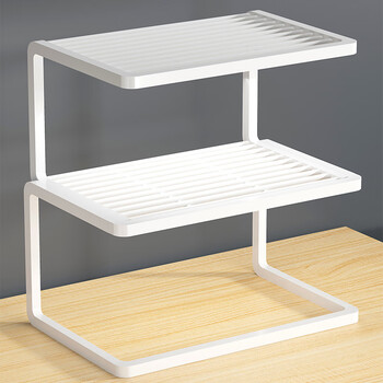 There are all racks for routers, desktop storage boxes, tv set-top box storage racks, small multi-layer white large size (three layers longer)