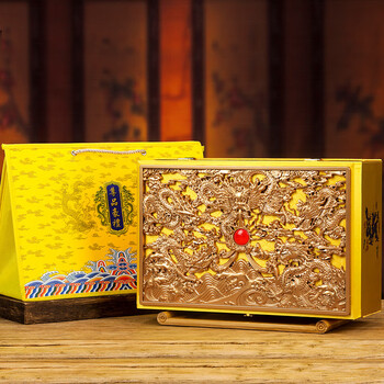 Tea wuyishan dahongpao tea gift box cinnamon rock tea great gift douyin kuaishou one piece dropshipping premium luxury gift three-dimensional golden dragon dahongpao 250g