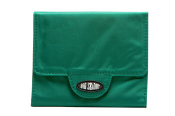 Big skinny women's ultra-thin tri-fold wallet, 10 card slots, rfid anti-theft, lightweight wallet