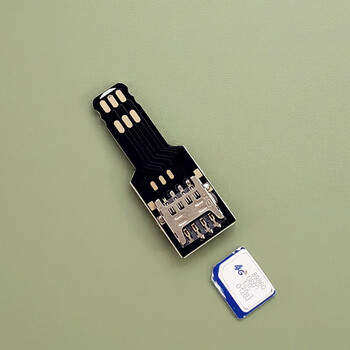 Suitable for business hall card opening test android apple mobile phone card inserter mobile phone external card tray card slot card reader apple 11/12/13 external dual micro card