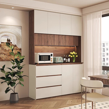 Medieval style sideboard against the wall, integrated multi-functional storage cabinet, wine cabinet, guest restaurant, chinese tea high cabinet, type a, 0.8 meters