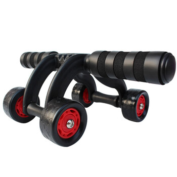 Gangyan four-wheel abdominal muscle wheel push-up wheel abdominal fitness equipment household stable bearing roller pulley giant wheel