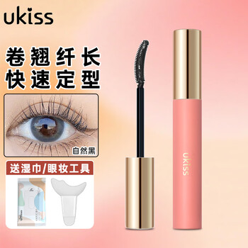 Ukiss eyelash primer mascara waterproof styling long-lasting curling slim growth anti-sweat and anti-smudge new year gift for women eyelash primer 5g natural black
