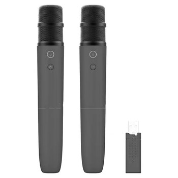 Suitable for xgimi big eye orange happy planet projector microphone home karaoke wireless usb microphone dual microphone battery model